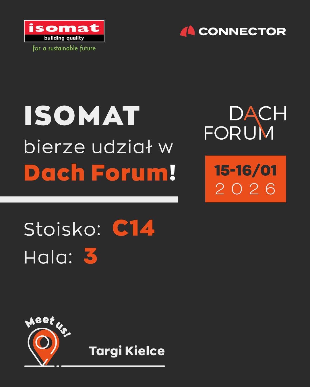 ISOMAT bierze udział w Dach Forum